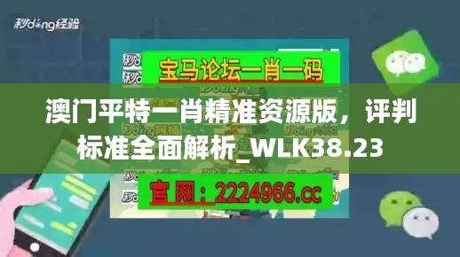 澳門平特一肖精準資源版，評判標準全面解析_WLK38.23