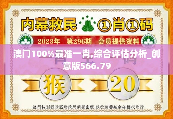 澳門100%最準(zhǔn)一肖,綜合評估分析_創(chuàng)意版566.79