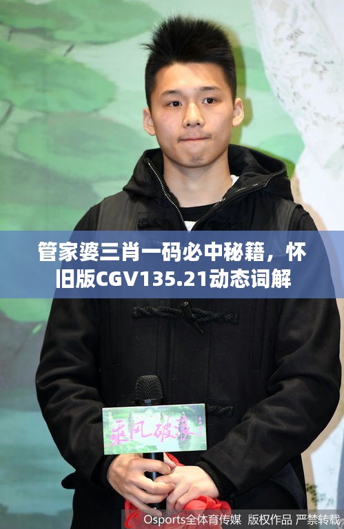 管家婆三肖一碼必中秘籍，懷舊版CGV135.21動(dòng)態(tài)詞解