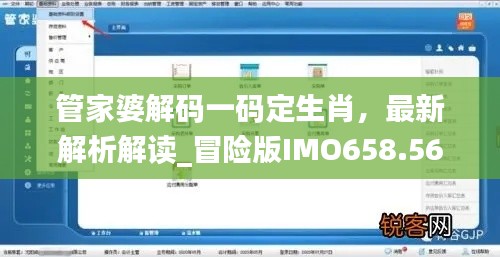 管家婆解碼一碼定生肖，最新解析解讀_冒險版IMO658.56