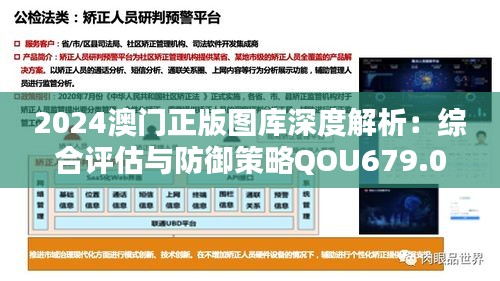 2024澳門正版圖庫深度解析：綜合評估與防御策略QOU679.04