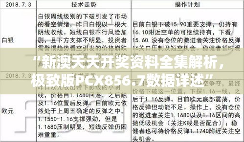 “新澳天天開獎資料全集解析，極致版PCX856.7數(shù)據(jù)詳述”