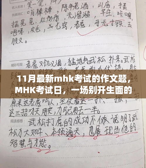 MHK考試日，作文冒險(xiǎn)之旅開啟