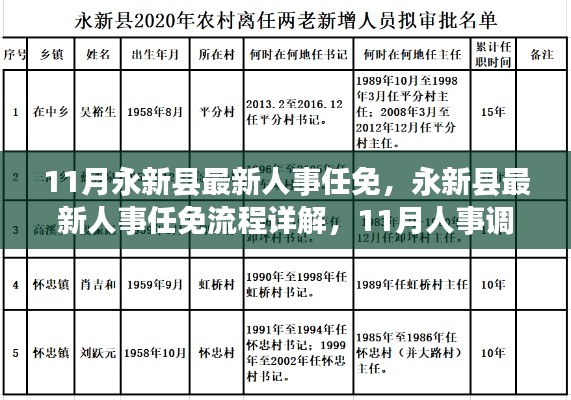 永新縣人事任免全解析，最新人事調(diào)整流程詳解與攻略