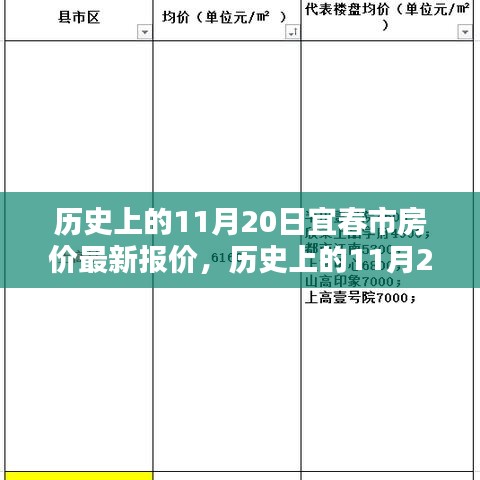 歷史上的11月20日，宜春市房?jī)r(jià)最新報(bào)價(jià)及未來(lái)趨勢(shì)洞悉