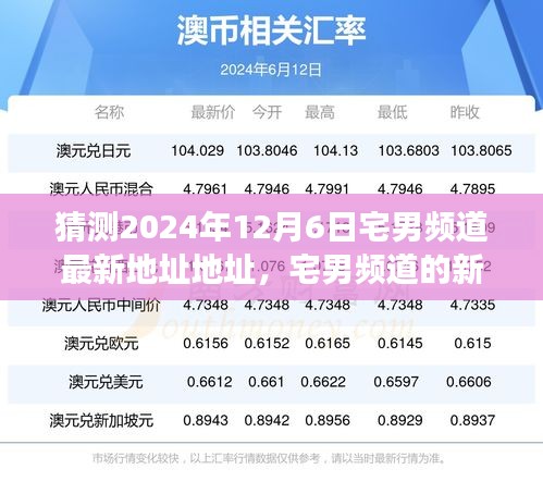 揭秘宅男頻道新旅程，預(yù)測(cè)2024年12月6日神秘新地址約定