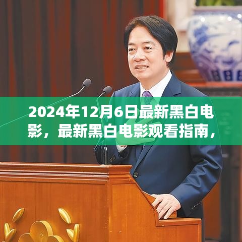 2024年黑白電影盛宴，觀看指南與獨特魅力體驗