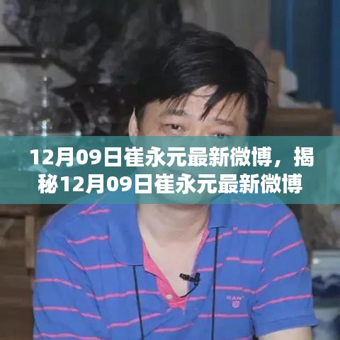 崔永元最新微博動態(tài)揭秘，深度解析與熱點關注熱議不斷