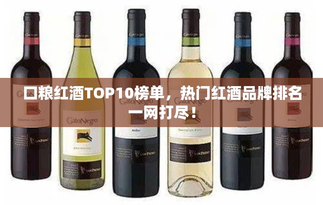 口糧紅酒TOP10榜單，熱門紅酒品牌排名一網打盡！