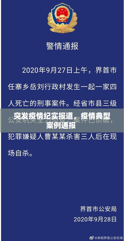 突發(fā)疫情紀實報道，疫情典型案例通報 