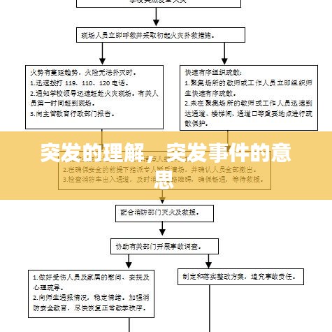 突發(fā)的理解，突發(fā)事件的意思 