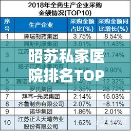 昭蘇私家醫(yī)院排名TOP10，權(quán)威榜單揭曉