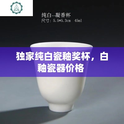 獨(dú)家純白瓷釉獎(jiǎng)杯，白釉瓷器價(jià)格 