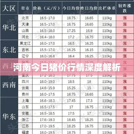 河南今日豬價(jià)行情深度解析