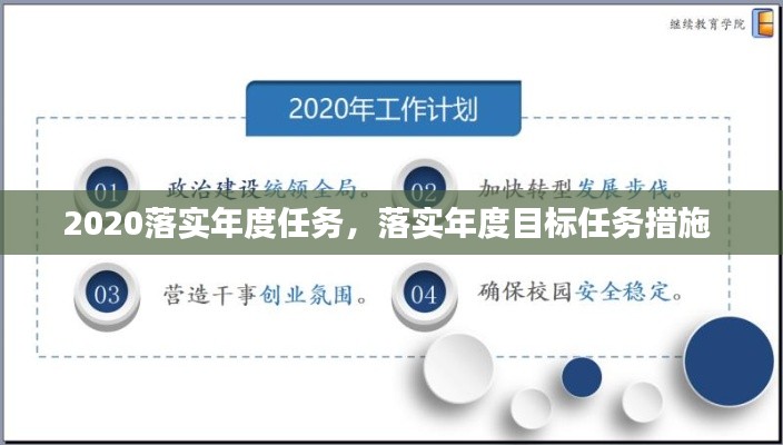 2020落實(shí)年度任務(wù)，落實(shí)年度目標(biāo)任務(wù)措施 