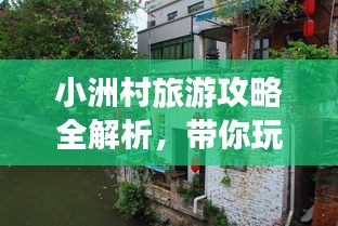 小洲村旅游攻略全解析，帶你玩轉這座魅力村落！