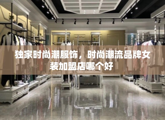 獨家時尚潮服飾，時尚潮流品牌女裝加盟店哪個好 