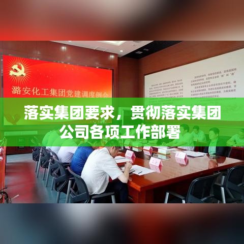 落實集團要求，貫徹落實集團公司各項工作部署 