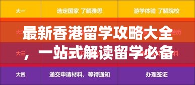 最新香港留學(xué)攻略大全，一站式解讀留學(xué)必備指南！