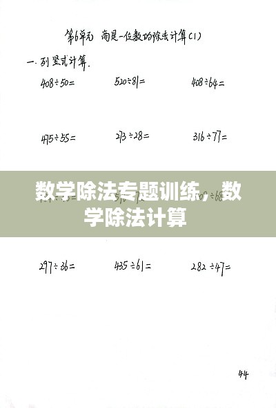 數(shù)學(xué)除法專題訓(xùn)練，數(shù)學(xué)除法計(jì)算 