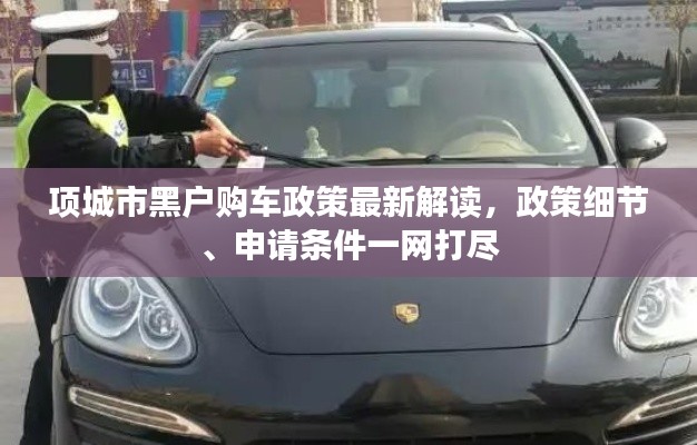 項城市黑戶購車政策最新解讀，政策細節(jié)、申請條件一網打盡